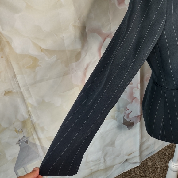 Tahari Arthur S Levine PinStriped Petite Blazer - Picture 9 of 16